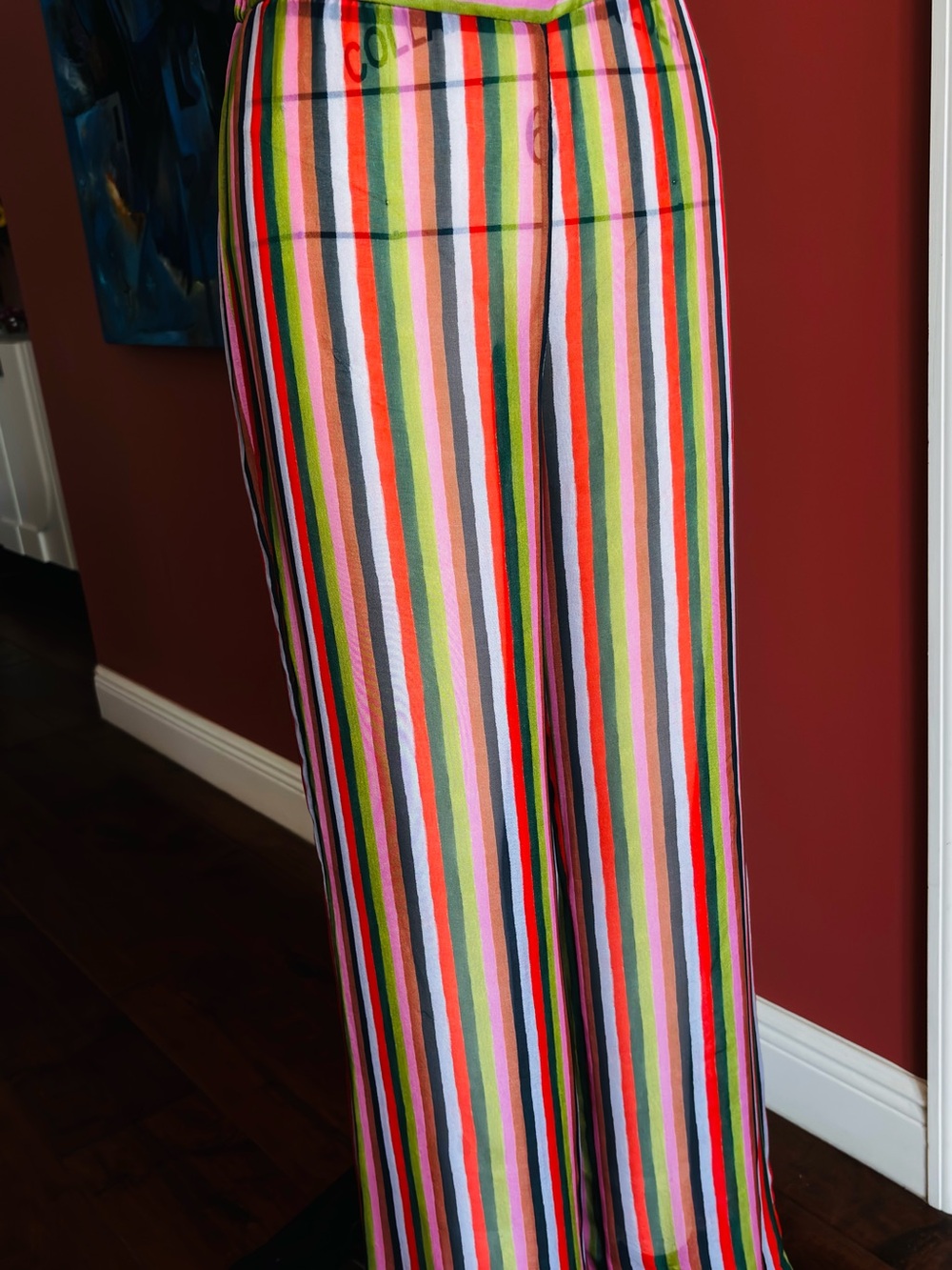 Sexy Transparent Lelloue Wide Leg Resort Pants - “From Boat to Beach to Bar”